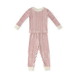 Pehr-Ribbed Toddler Pajama-Stripes Away Berry-1