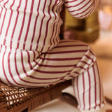 Pehr-Ribbed Pajama-Stripes Away Berry-4