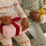 Pehr-Ribbed Kids Pajama-Stripes Away Evergreen-5