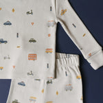 Pehr-Ribbed Kids Pajama-Rush Hour Mist-3