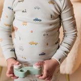 Pehr-Ribbed Kids Pajama-Rush Hour Mist-4