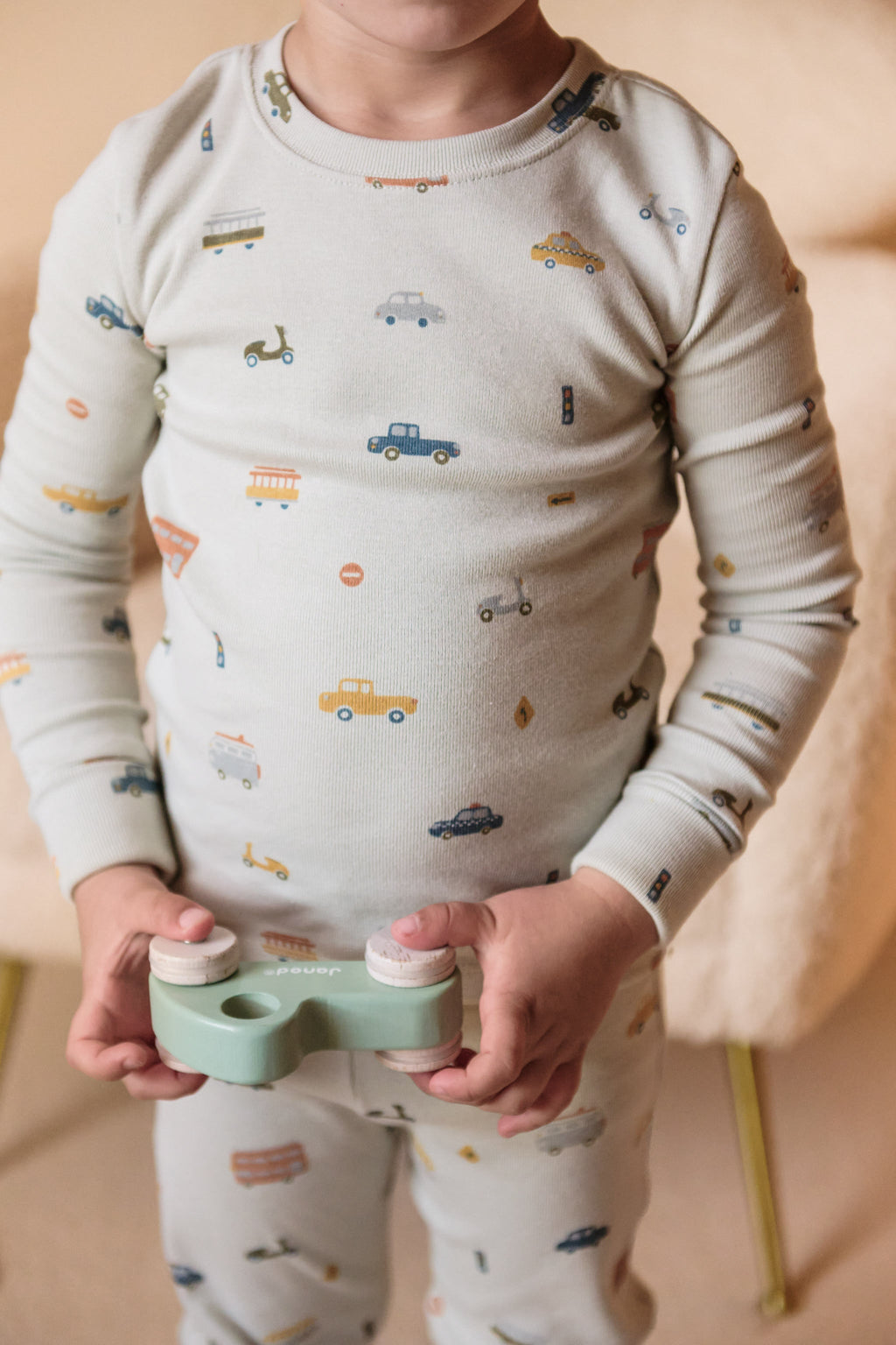 kids ribbed kids pajama rush hour mist pehr 4