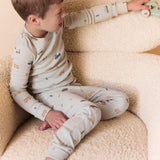 Pehr-Ribbed Kids Pajama-Rush Hour Mist-5