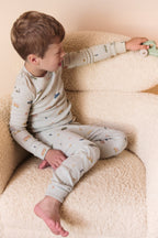 kids ribbed kids pajama rush hour mist pehr 5