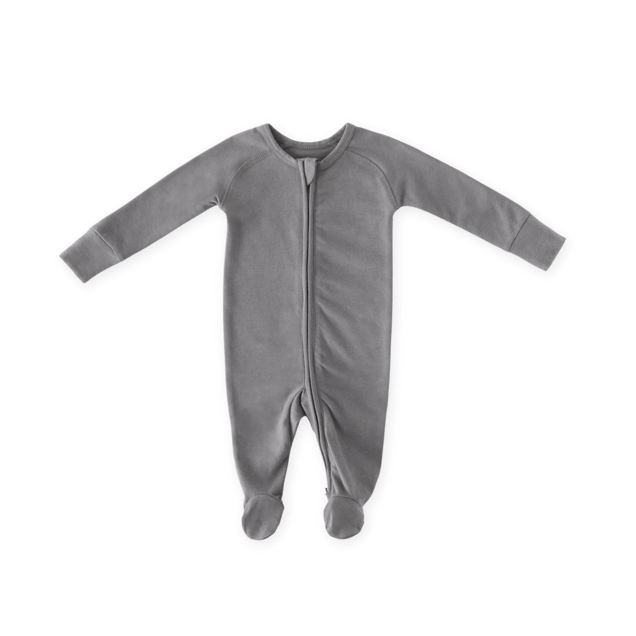 Pehr-Essentials Baby Sleeper-Charcoal-Newborn-1