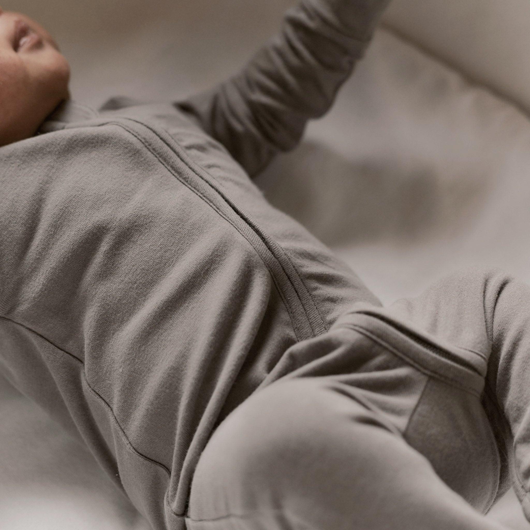 baby essentials baby sleeper charcoal
