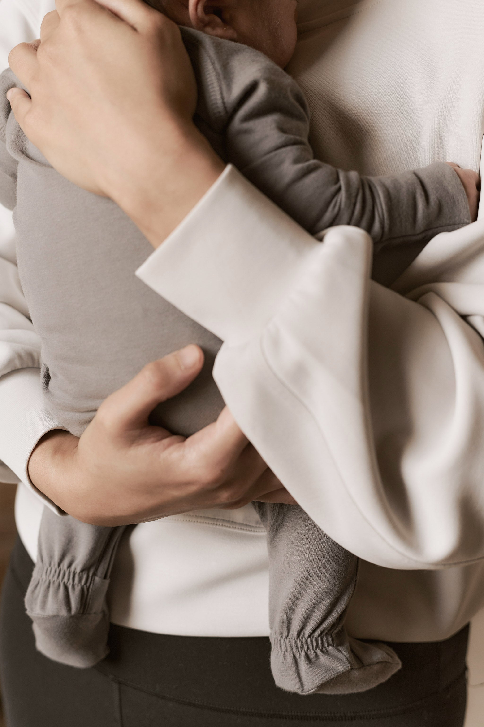baby essentials baby sleeper charcoal