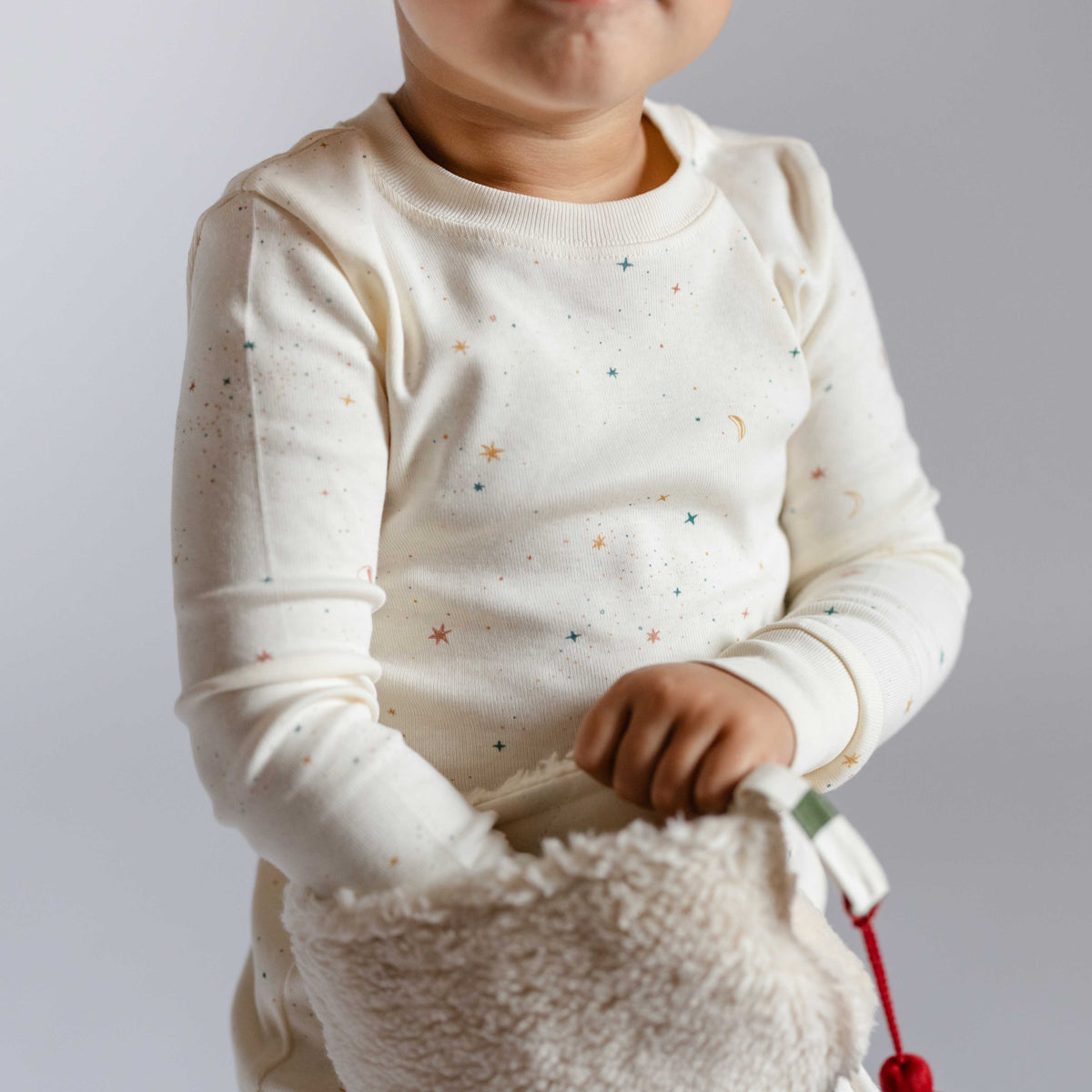 Ribbed Toddler Pajama - Celestial- Up Close Toddler