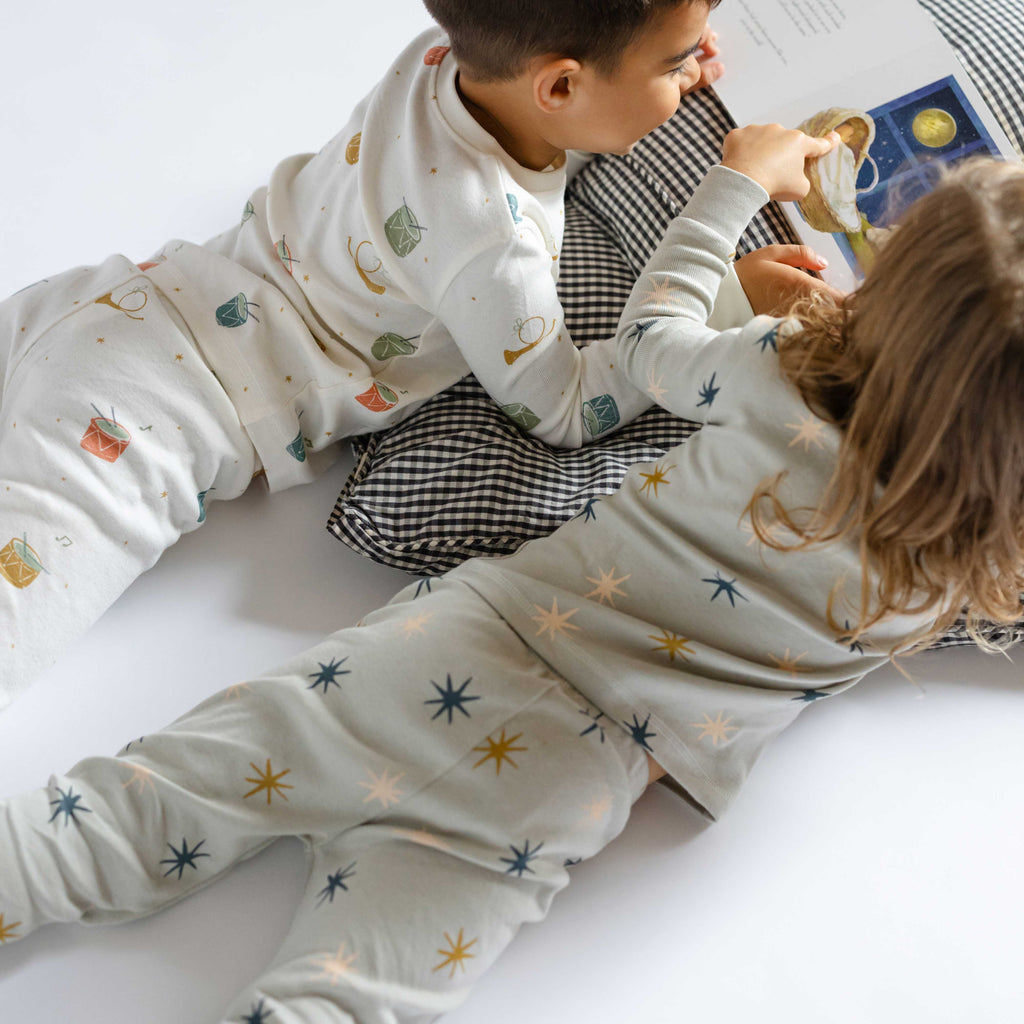 Ribbed Toddler Pajama - North Star- Little Drummer On Toddler