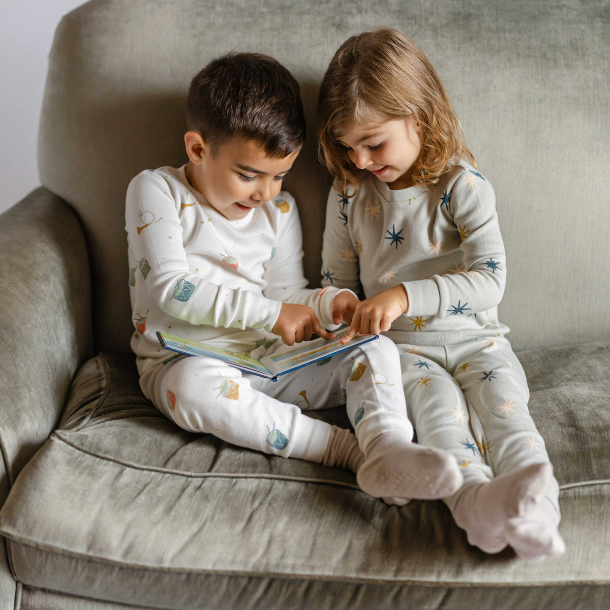 Ribbed Toddler Pajama - North Star- On Toddler- Little Drummer