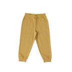kids french terry kids jogger dijon in yellows pattern pehr 1