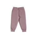 kids french terry kids jogger plum in purples pattern pehr 1