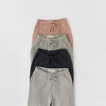 French Terry Toddler Jogger - Heather Grey- Group Flatlay