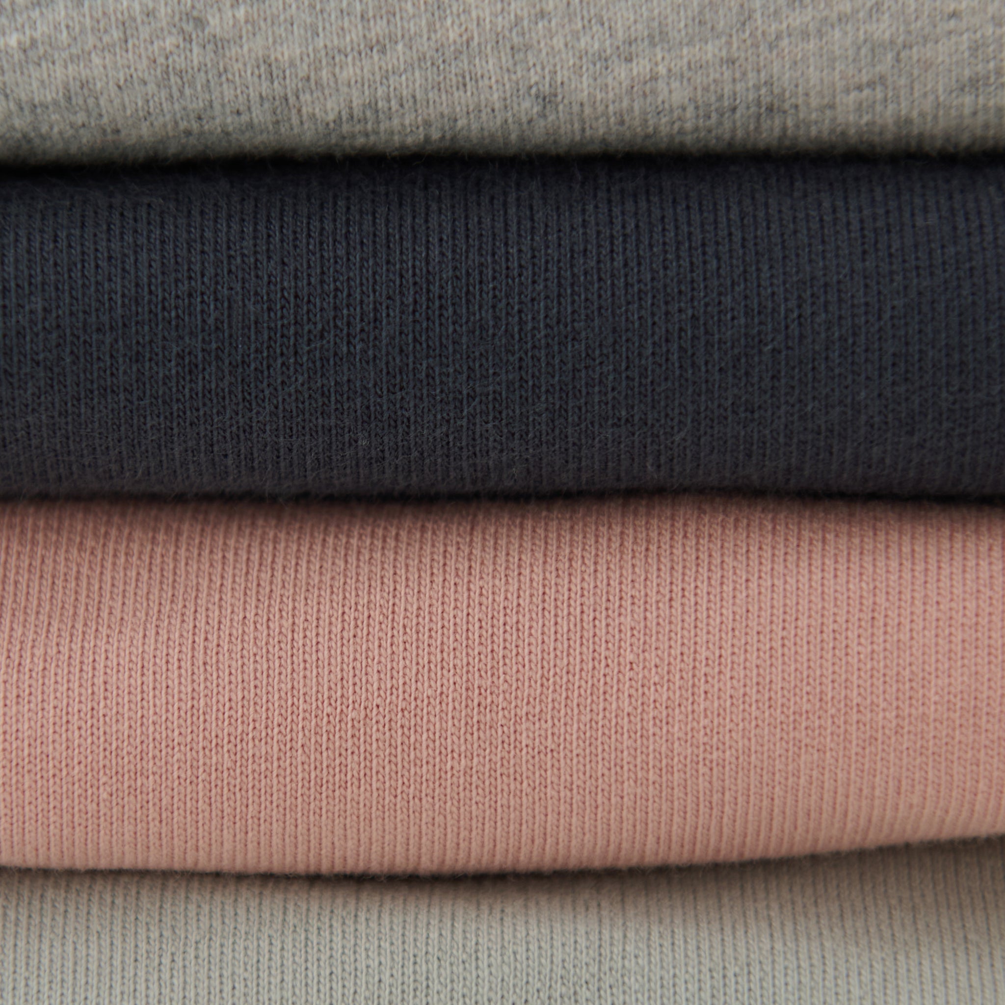 French Terry Toddler Jogger - Heather Grey- Group Folded Stack
