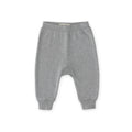 French Terry Harem Pant - Heather Grey- Front