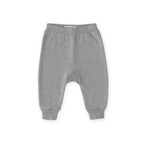 French Terry Harem Pant - Heather Grey- Front