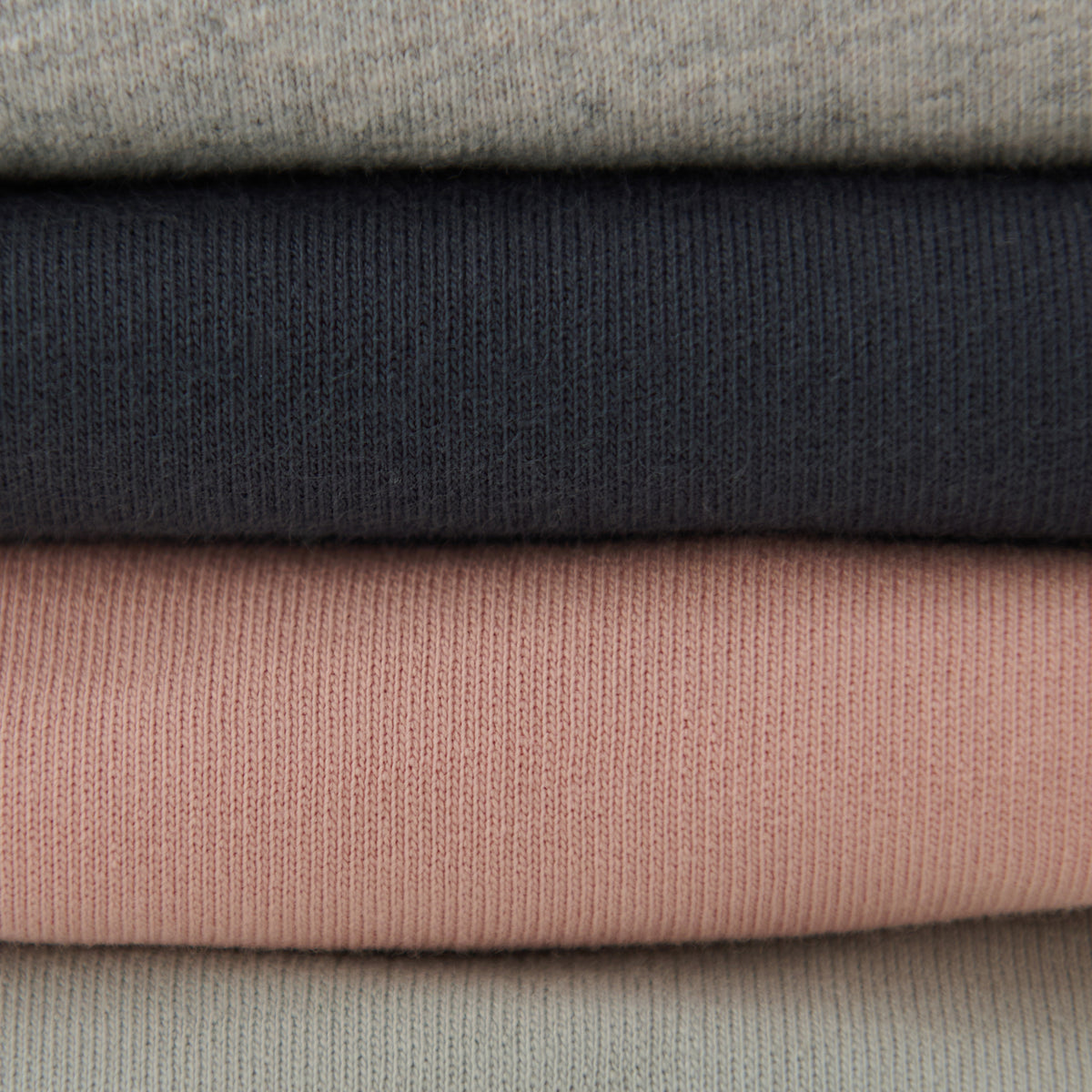 French Terry Harem Pant - Heather Grey- Stack Closeup