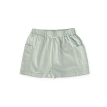 garment dye short sea in blues pattern pehr soft