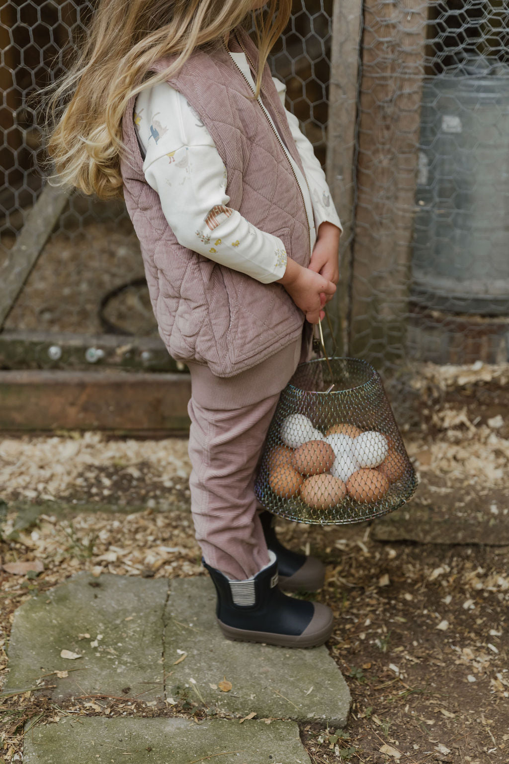 Pehr-Corduroy Kids Pant-Thistle-2