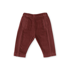 corduroy pant mulberry in reds pattern