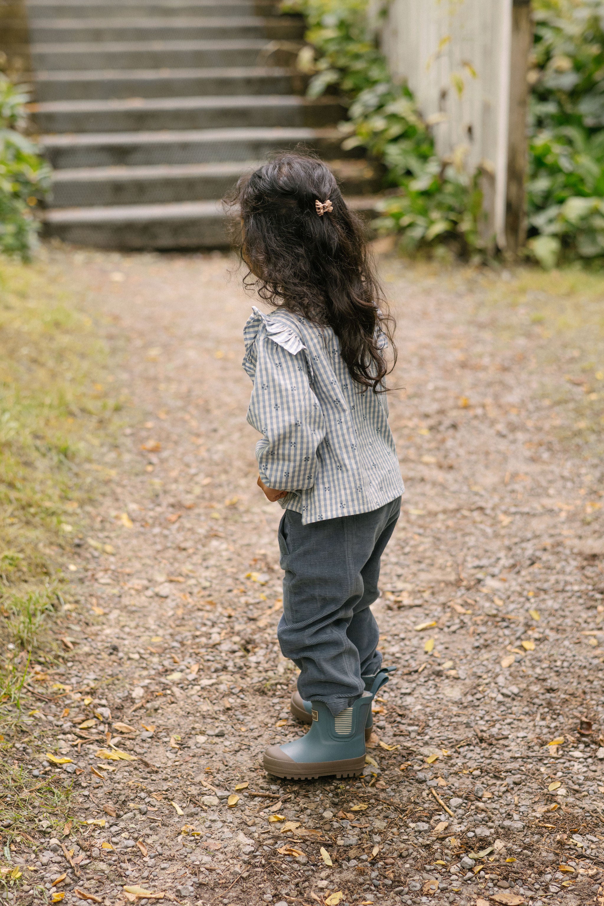 Corduroy Pant - Harbor- On Model- Side