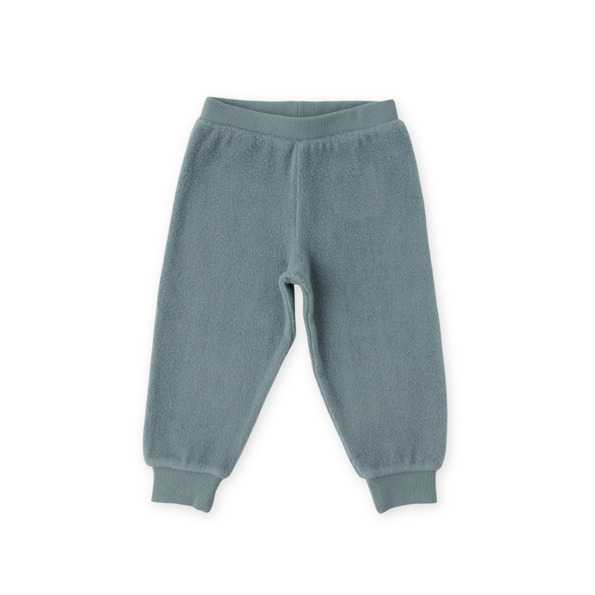 Teddy Fleece Jogger - Slate Blue- Front
