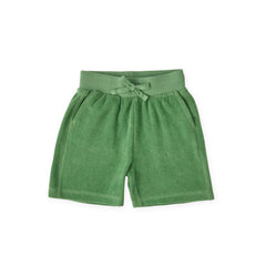 classic terry board short grass in greens pattern