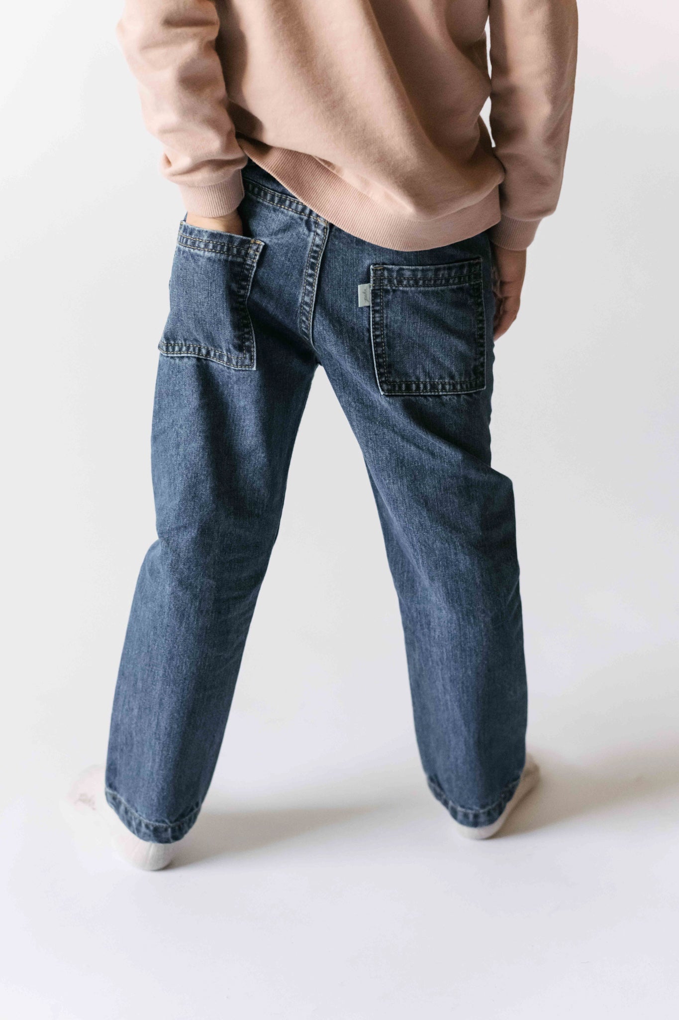 Pehr-Kids Denim Jean-Vintage Wash-3