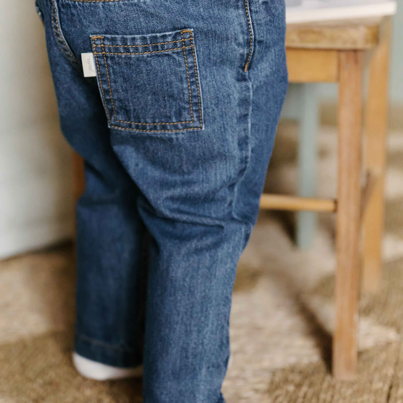 Pehr-Kids Denim Jean-Vintage Wash-2