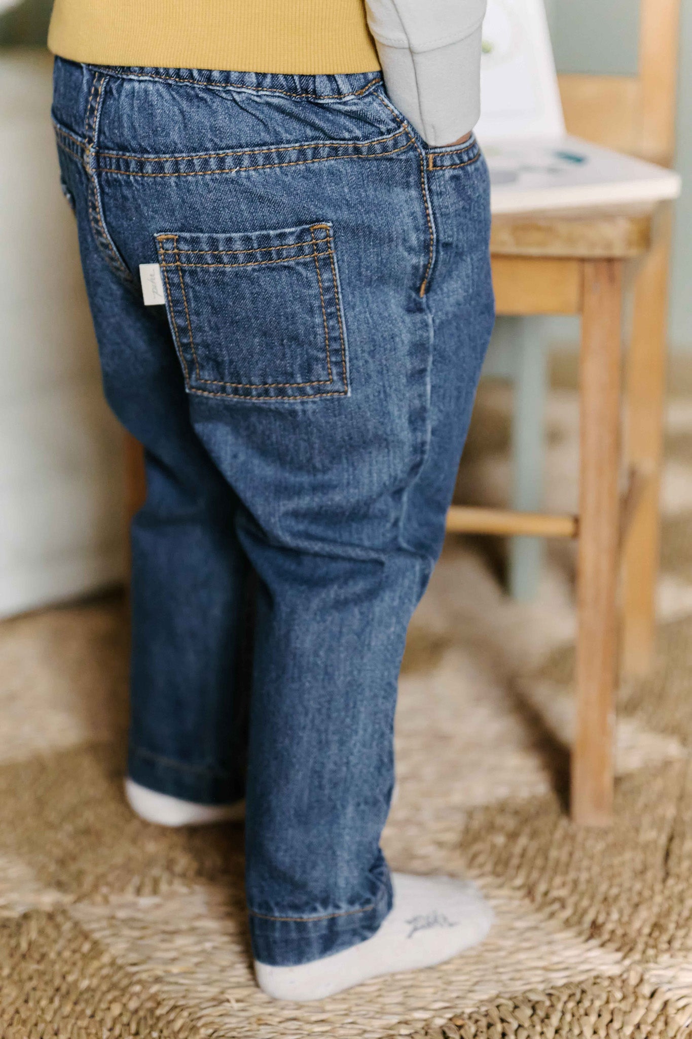 Pehr-Kids Denim Jean-Vintage Wash-2