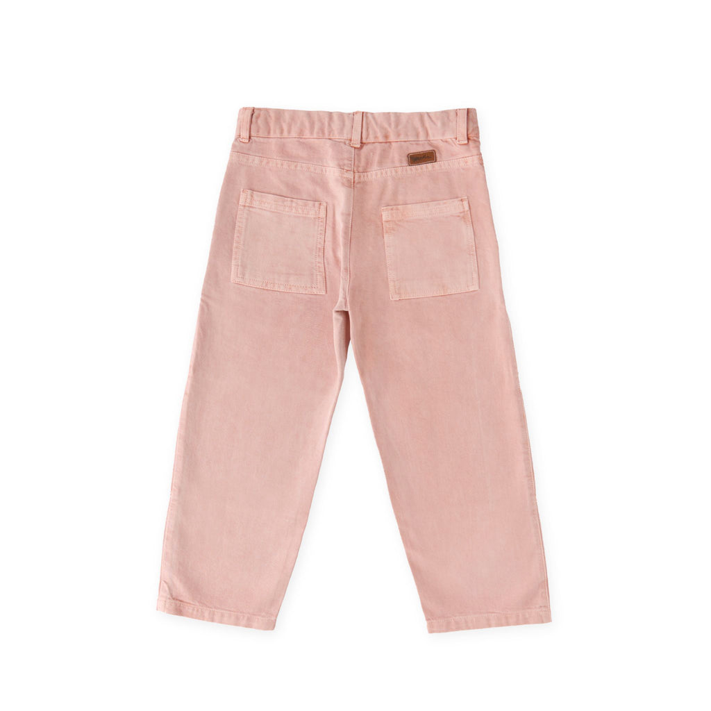 kids vintage twill kids utility pant peony