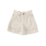 Pehr-Vintage Twill Paperbag Shorts-Natural-1