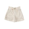 Pehr-Vintage Twill Paperbag Shorts-Natural-1