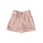 Pehr-Vintage Twill Paperbag Shorts-Peony-1