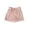 Pehr-Vintage Twill Paperbag Shorts-Peony-1