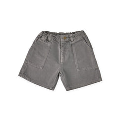 vintage twill short charcoal in neutrals pattern