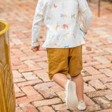 vintage twill short caramel