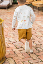 vintage twill short caramel
