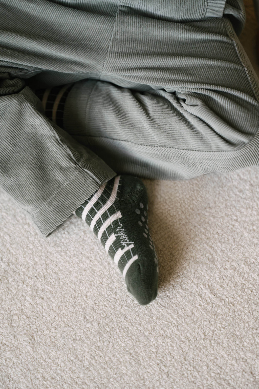 kids corduroy kids pant sage
