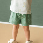 Tennis Toddler Short - Doubles Green