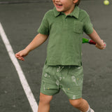 Tennis Toddler Short - Doubles Green