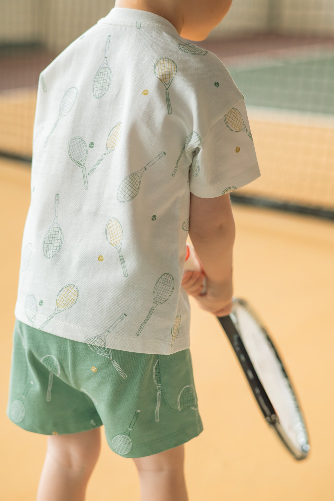 Tennis Toddler Short - Doubles Green