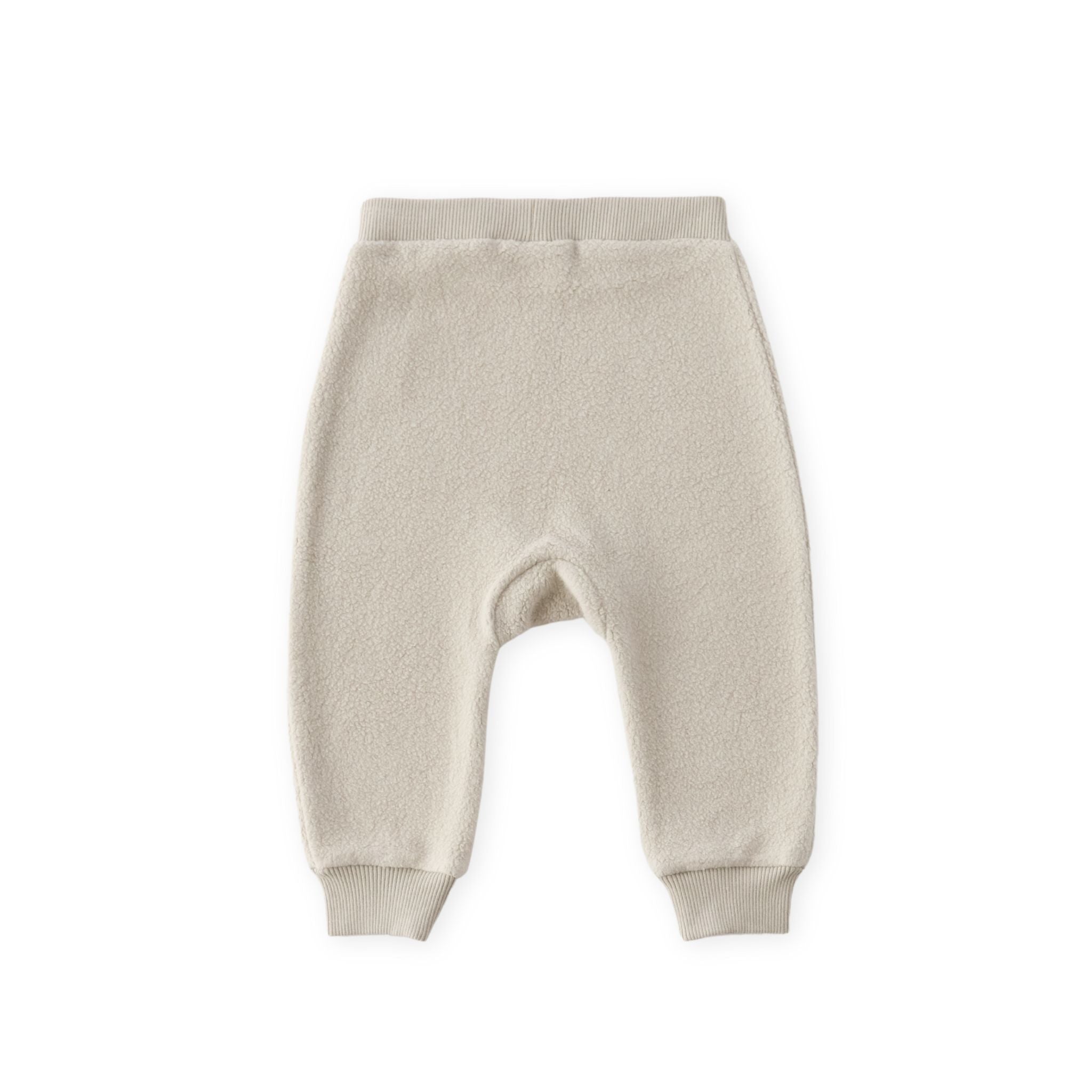 Pehr-Teddy Fleece Harem Pant-Stone-3