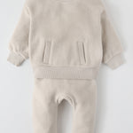 Pehr-Teddy Fleece Harem Pant-Stone-5