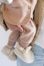 teddy fleece harem pant rose pink pehr 2