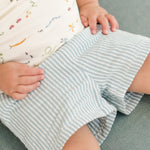 Pehr- Seersucker Shorts-Marine Blue-5