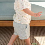 Pehr- Seersucker Shorts-Marine Blue-6