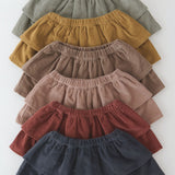 Pehr-Corduroy Skirt-Orchre-3