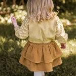 Pehr-Corduroy Skirt-Ochre-3
