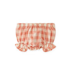 checkmate ruffle bloomer melon in pinks pattern